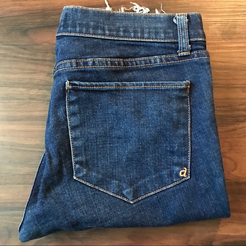 *PRICE DROP!* Denim Long Cutoff Shorts - Picture 5 of 5